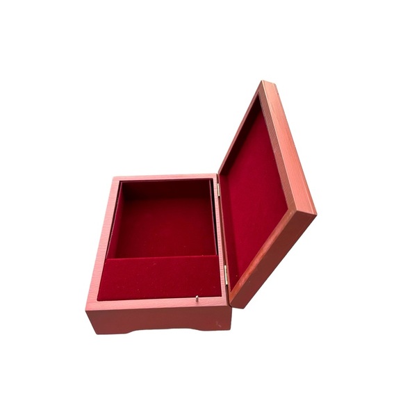 Vtg 80s Reuge Wooden Floral Swiss Musical Movement Jewelry Box Plays MEMORY 9” - Picture 7 of 12